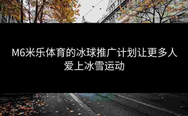 M6米乐体育的冰球推广计划让更多人爱上冰雪运动