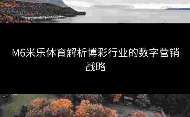M6米乐体育解析博彩行业的数字营销战略